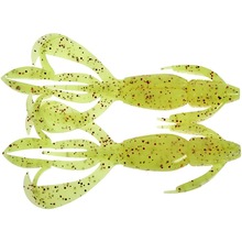 Набір силіконових приманок KEITECH Crazy Flapper 4.4" PAL # 01 Chartreuse Red Flk 6 шт (1551.10.71)