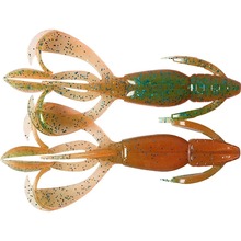 Набор силиконовых приманок KEITECH Crazy Flapper 4.4" PAL#11 Rotten Carrot 6 шт (1551.10.75)