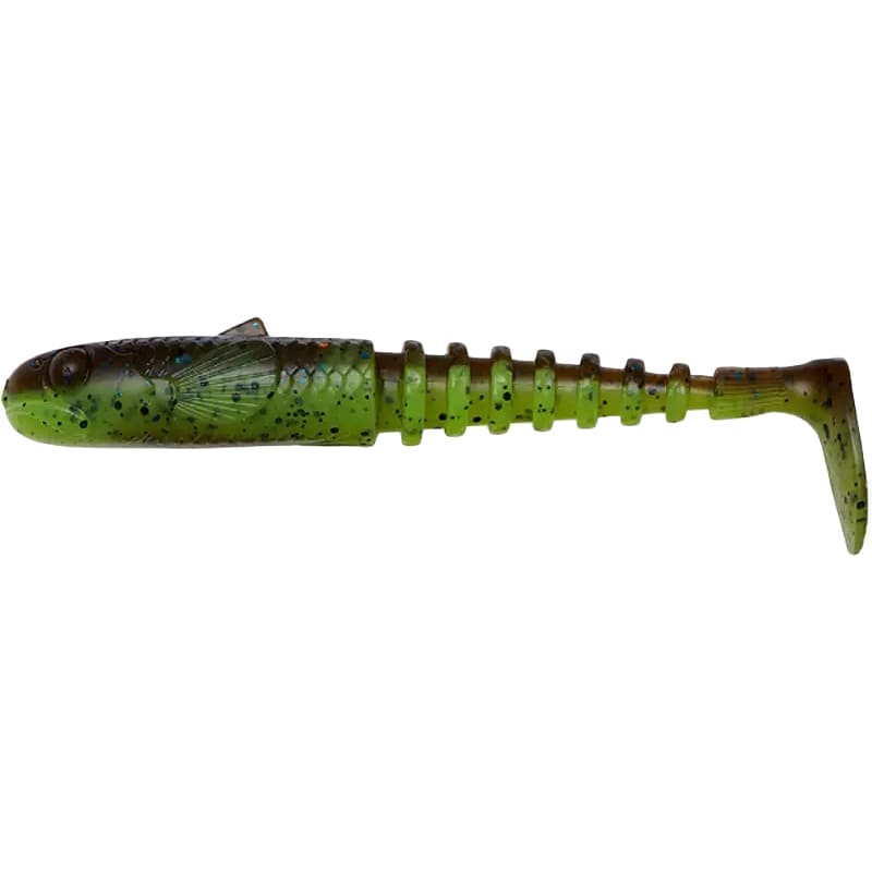 Набор силиконовых приманок SAVAGE GEAR Gobster Shad 115 мм Chartreuse Pumpkin 5 шт (76950)