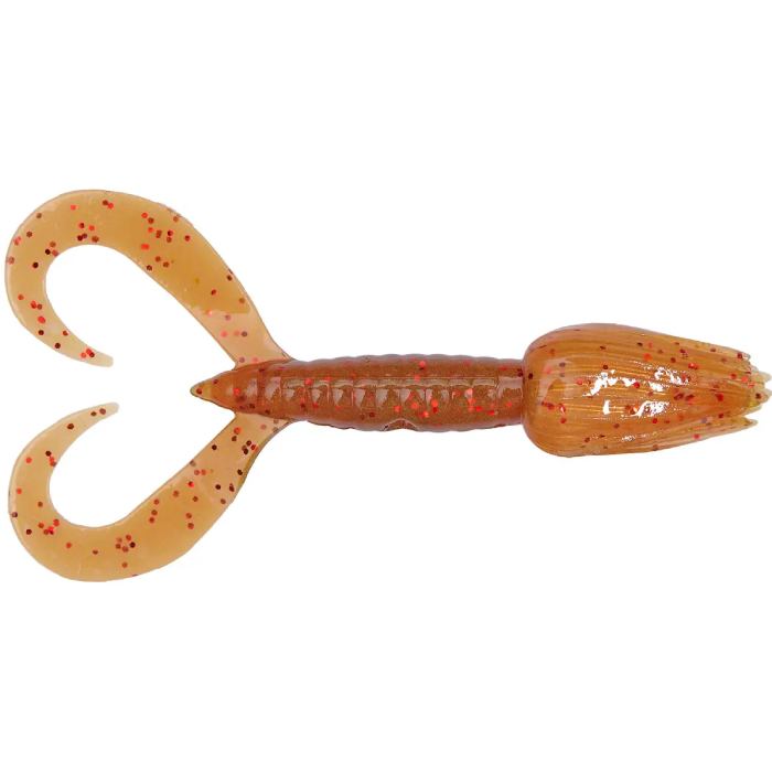 Набір силіконових приманок KEITECH Little Spider 50 мм PAL#07 MotorOil Red Flake 8 шт (1551.11.76)