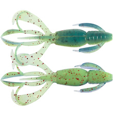 Набір силіконових приманок KEITECH Crazy Flapper 3.6" 7 шт EA#20 violet chart red fl (1551.12.86)