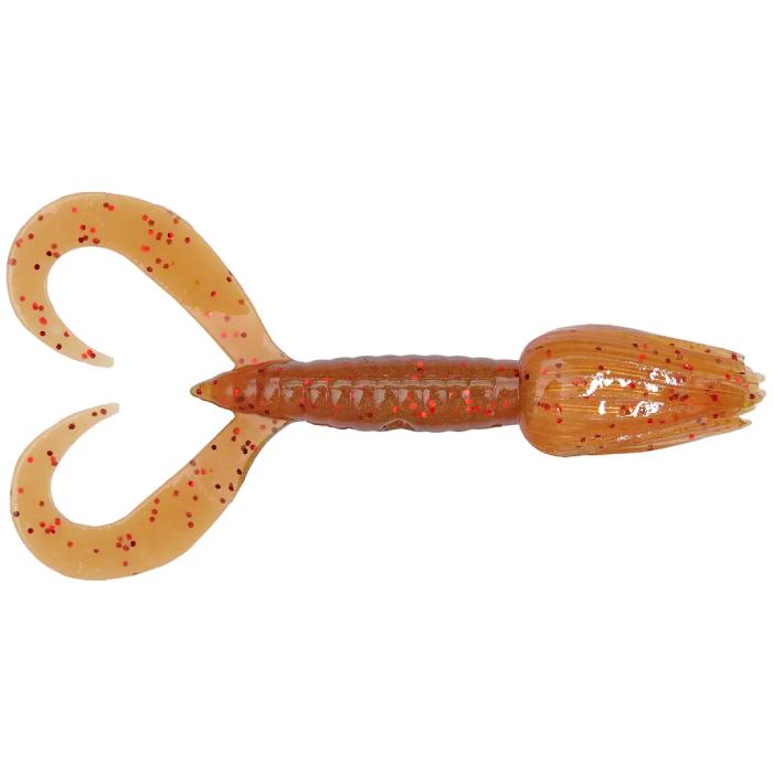 Набір силіконових приманок KEITECH Little Spider 85 мм PAL#07 MotorOil Red Flake 5 шт (1551.11.82)