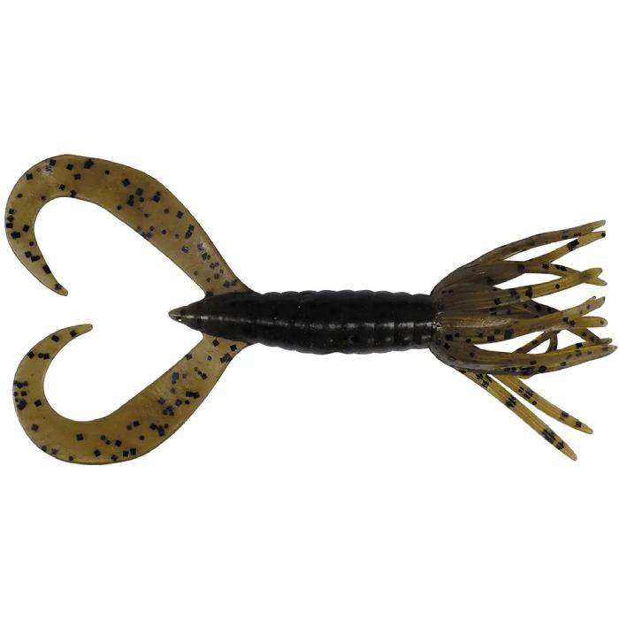 Набор силиконовых приманок KEITECH Little Spider 70 мм #101 Green Pumpkin PP. 8 шт (1551.04.20)