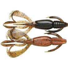 Силікон KEITECH Crazy Flapper 4.4" #438 Green Pumpkin Fire 6 шт (1551.04.45)