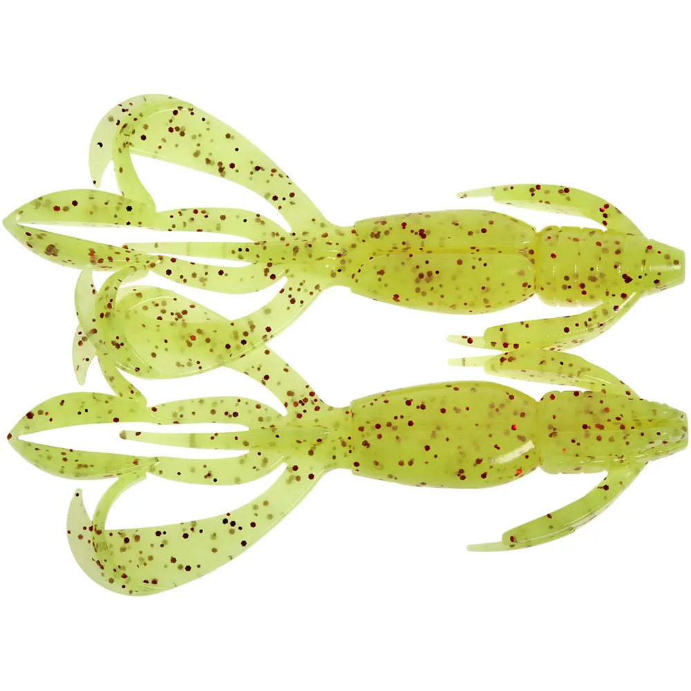 Набір силіконових приманок KEITECH Crazy Flapper 3.6" 7 шт PAL#01 Chartreuse Red Flk (1551.10.60)