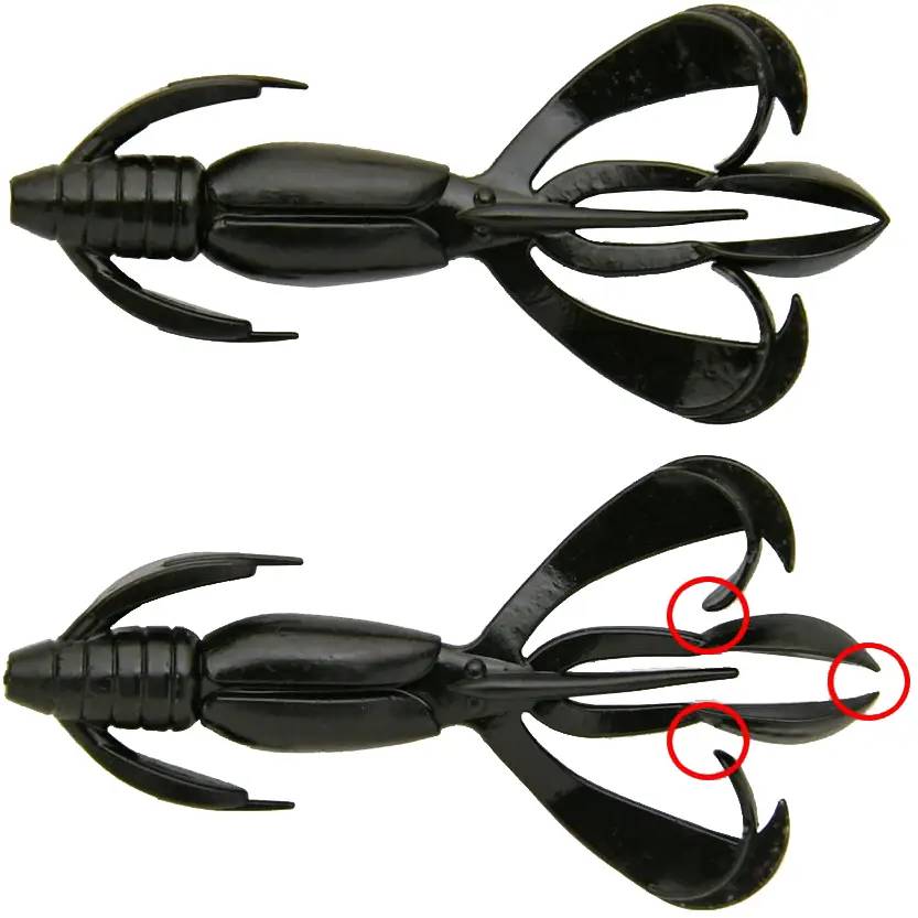 Замовити Силікон KEITECH Crazy Flapper 4.4" #440 Electric Shad 6 шт (1551.10.66)