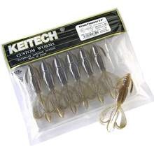 Набор силиконовых приманок KEITECH Crazy Flapper 3.6" 7 шт PAL#11 Rotten Carrot (1551.10.64)