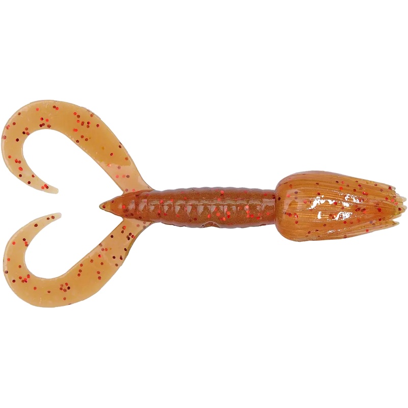 Силикон KEITECH Little Spider 3" PAL#07 MotorOil Red Flake 8 шт (1551.11.87)