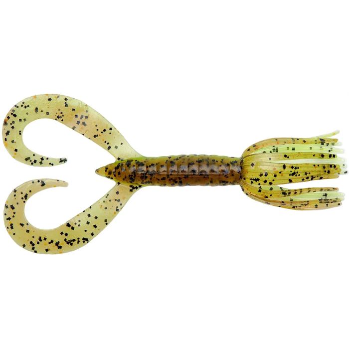 Набор силиконовых приманок KEITECH Little Spider 70 мм #401 Green PumpkinPP.Chart 8 шт (1551.09.95)