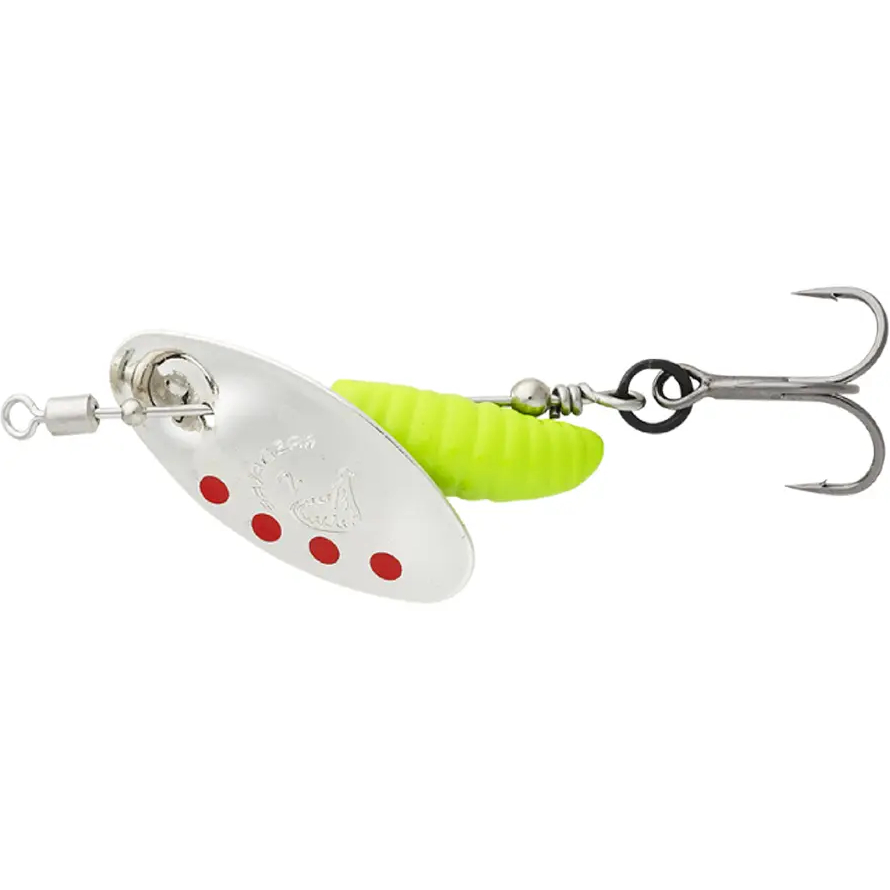 Блесна SAVAGE GEAR Grub Spinners #0 2.2 г Silver Red Lime (82456)