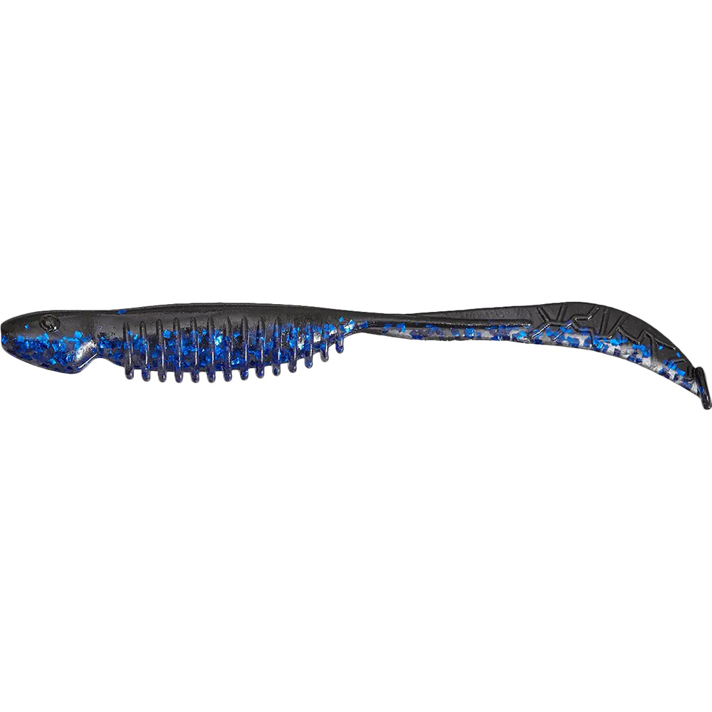 Силикон REINS Curly Shad 3.5" B11 Blue Belly (11шт/уп) (4571415615456)