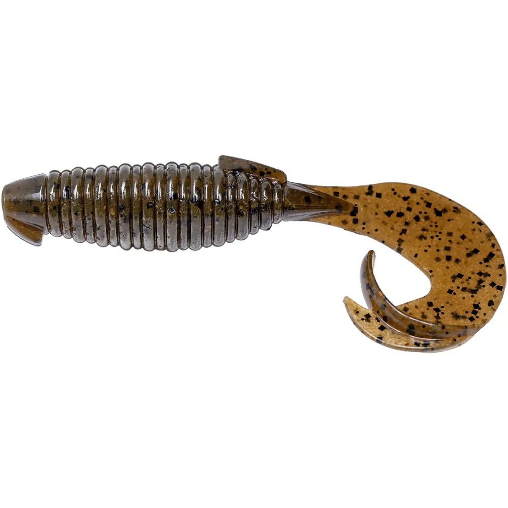 Силікон Keitech Flapper Grub 4" #101 Green Pumpkin PP 7 шт (1551.09.46)