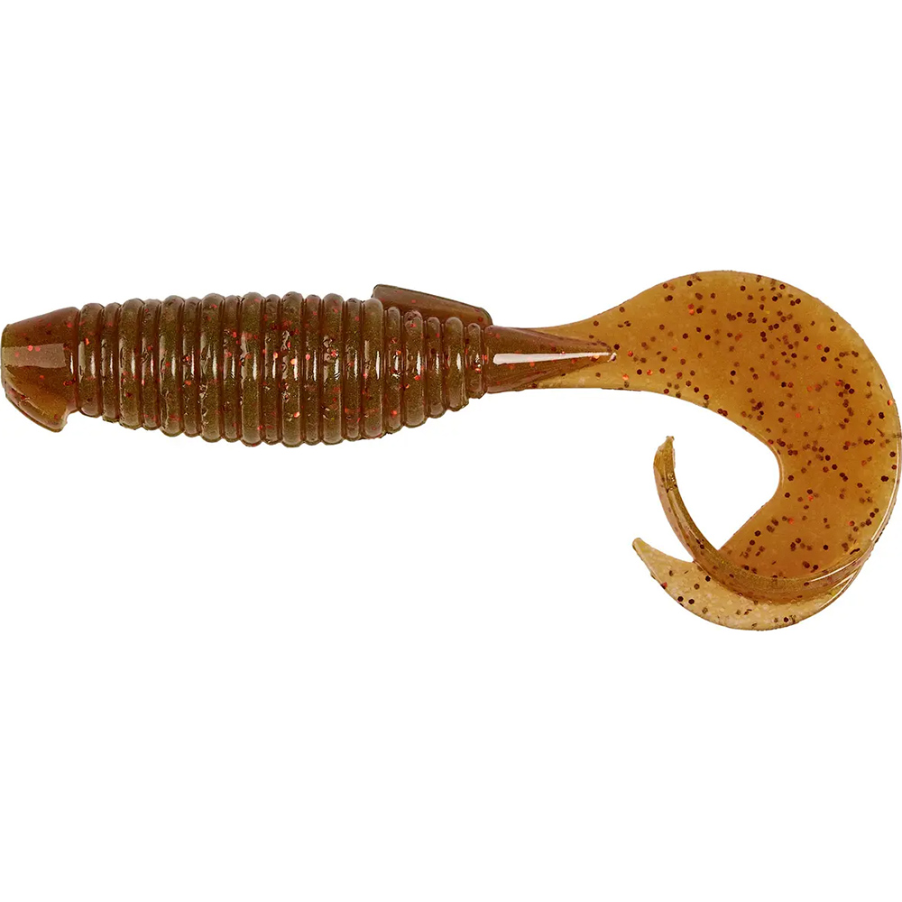 Силікон KEITECH Flapper Grub 4" PAL # 07 MotorOil Red Flake 7 шт (1551.11.00)