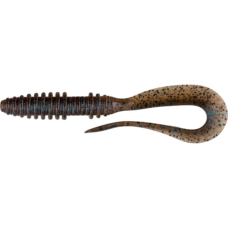 Набір силіконових приманок KEITECH Mad Wag Mini 3.5" #207 Green Pumpkin PP FLK 10 шт (1551.07.55)