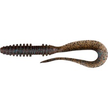 Набір силіконових приманок KEITECH Mad Wag Mini 3.5" #207 Green Pumpkin PP FLK 10 шт (1551.07.55)