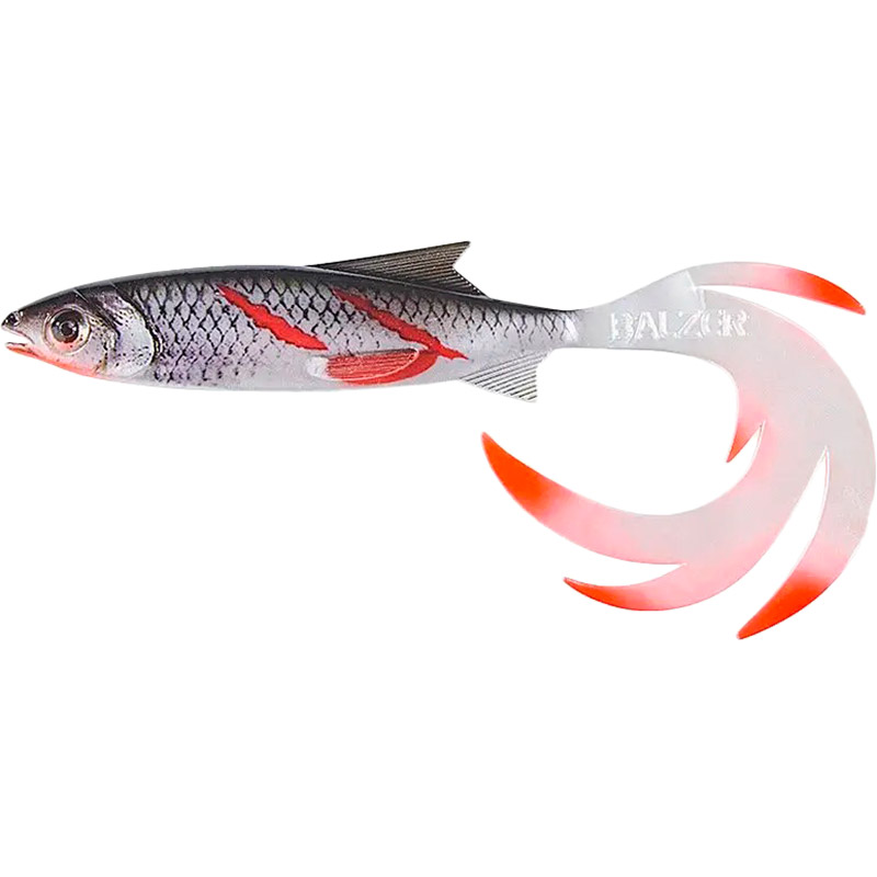 Віброхвіст Balzer Shirasu Reptile Shad 15 см 15 г Bloody Minnow