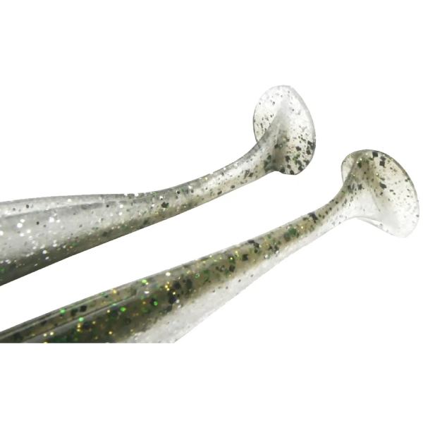 Набір силіконових приманок KEITECH Easy Shiner 100 мм. #414 Green Pumpkin PP.Shad 7 шт (1551.15.20) Тип силіконової приманки віброхвіст