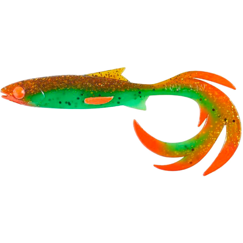 

Виброхвост Balzer Shirasu Reptile Shad 19 см 26 г 1 шт Chartreuse Motoroil, Віброхвіст Shirasu Reptile Shad 19см