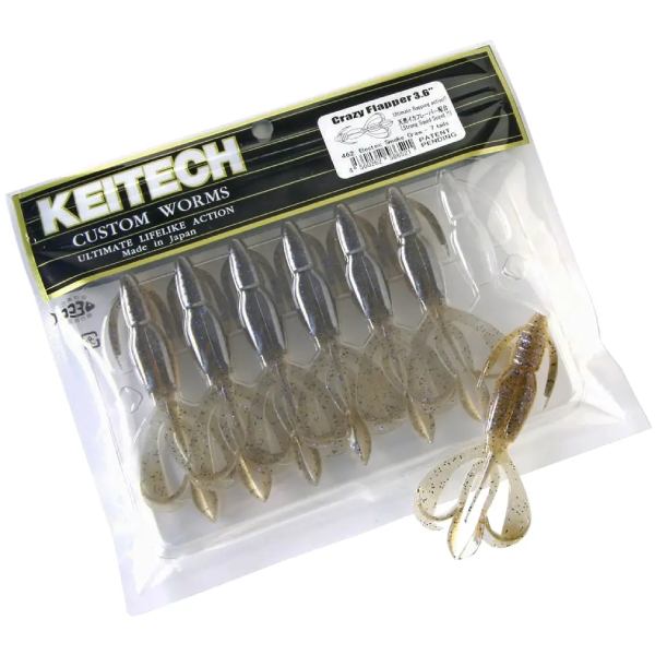 Набор силиконовых приманок KEITECH Crazy Flapper 50 мм PAL#06 Violet Lime Berry 8 шт (1551.14.70) Тип силиконовые приманки