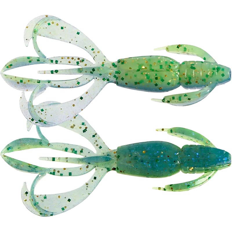 Набор силиконовых приманок KEITECH Crazy Flapper 2.8" EA#17 Midnight Chart Back 8 шт (1551.12.77)