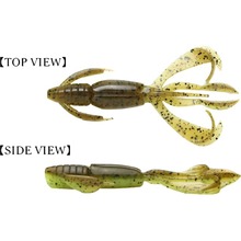 Набір силіконових приманок KEITECH Crazy Flapper 2.8" EA#20 Violet Chart Red Fl 8 шт (1551.12.80)