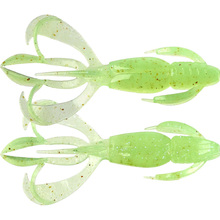 Силікон KEITECH Crazy Flapper 2.4" EA#19 electric chart shad 10 шт (1551.14.43)