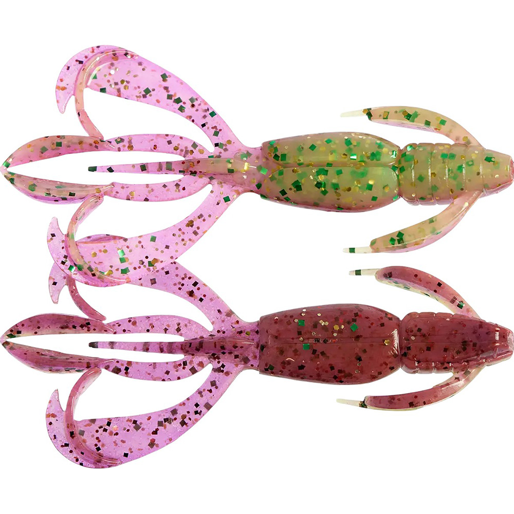 Силікон KEITECH Crazy Flapper 2.4" EA#18 mystic lime chart 10 шт (1551.14.42)