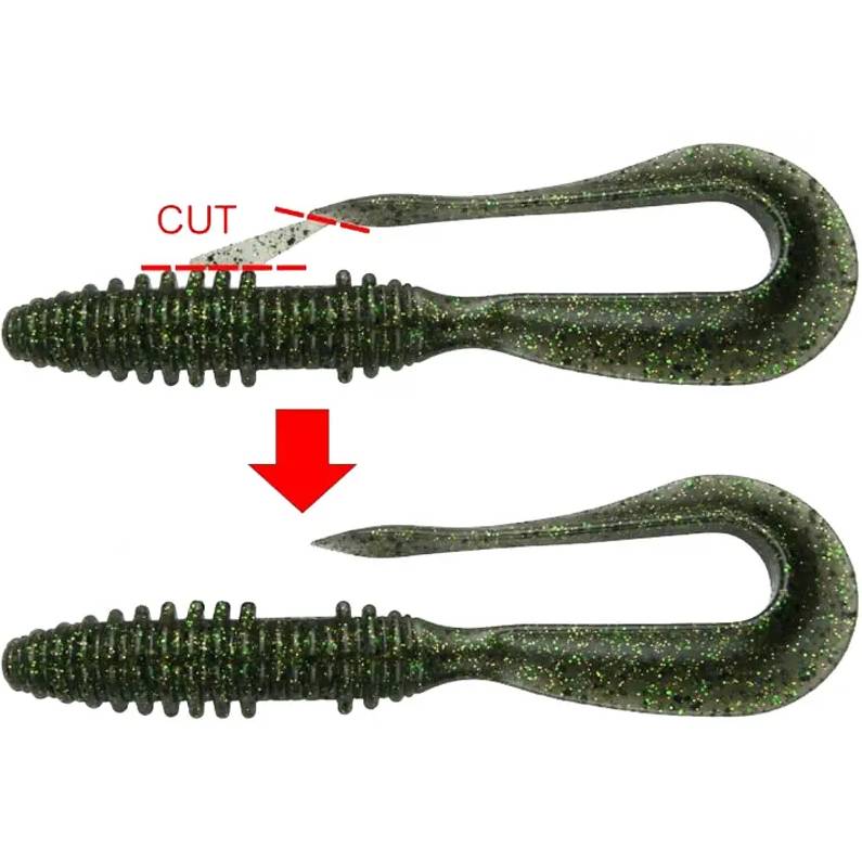 Силікон KEITECH Mad Wag Mini 2.5" #424 Lime Chartreuse 12 шт (1551.07.41) Тип силіконові приманки