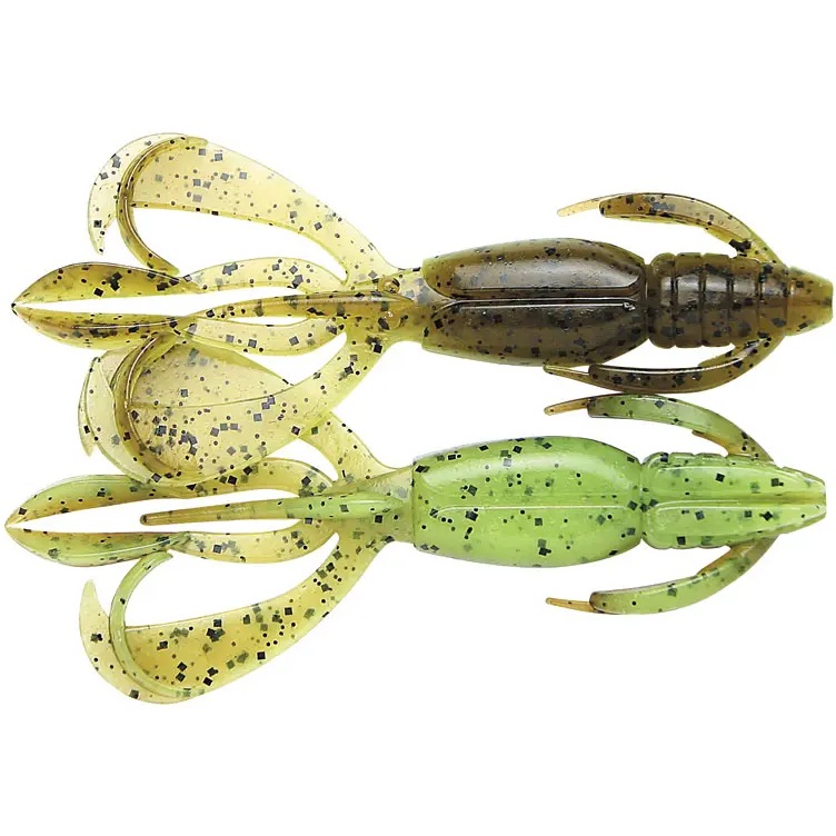 Силикон Keitech Crazy Flapper 2" #401 Green PumpkinPP.Chart 8 шт (1551.05.70)