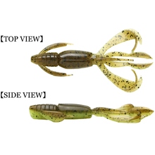 Набір силіконових приманок Keitech Crazy Flapper 2" #407 Delta Craw 8 шт (1551.05.72)