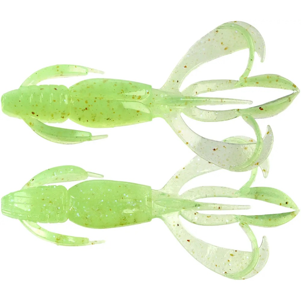 Набір силіконових приманок Keitech Crazy Flapper 2" EA#19 Electric chart shad 8 шт (1551.14.64)