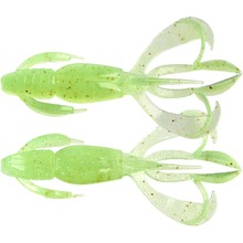 Набір силіконових приманок Keitech Crazy Flapper 2" EA#19 Electric chart shad 8 шт (1551.14.64)