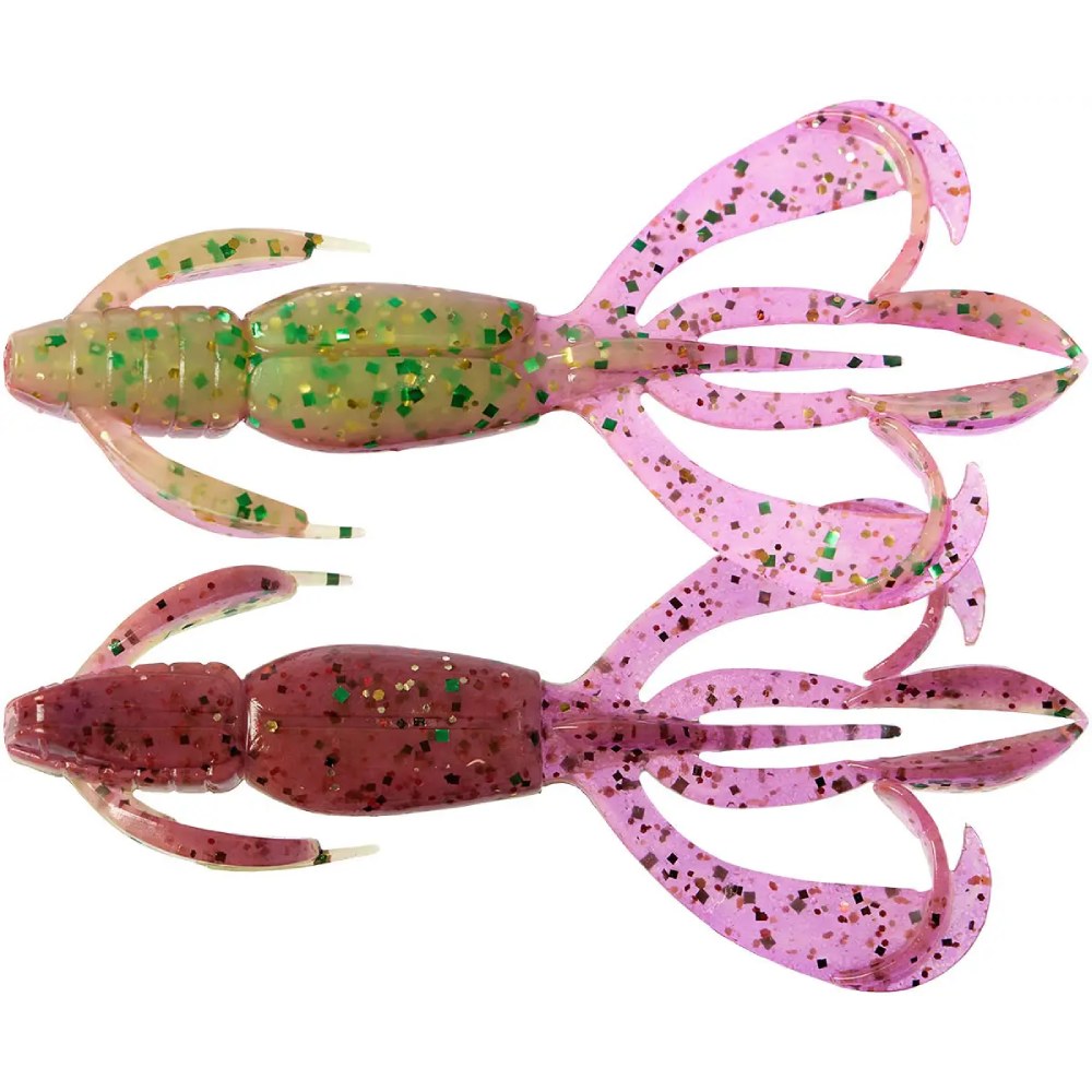 Набір силіконових приманок Keitech Crazy Flapper 2" EA#18 Mystic lime chart 8 шт (1551.14.63)