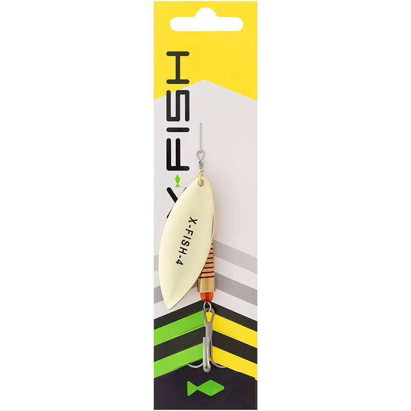 Блешня X-FISH Rampage №4 18 г Gold (1917.05.96) Тип блешні