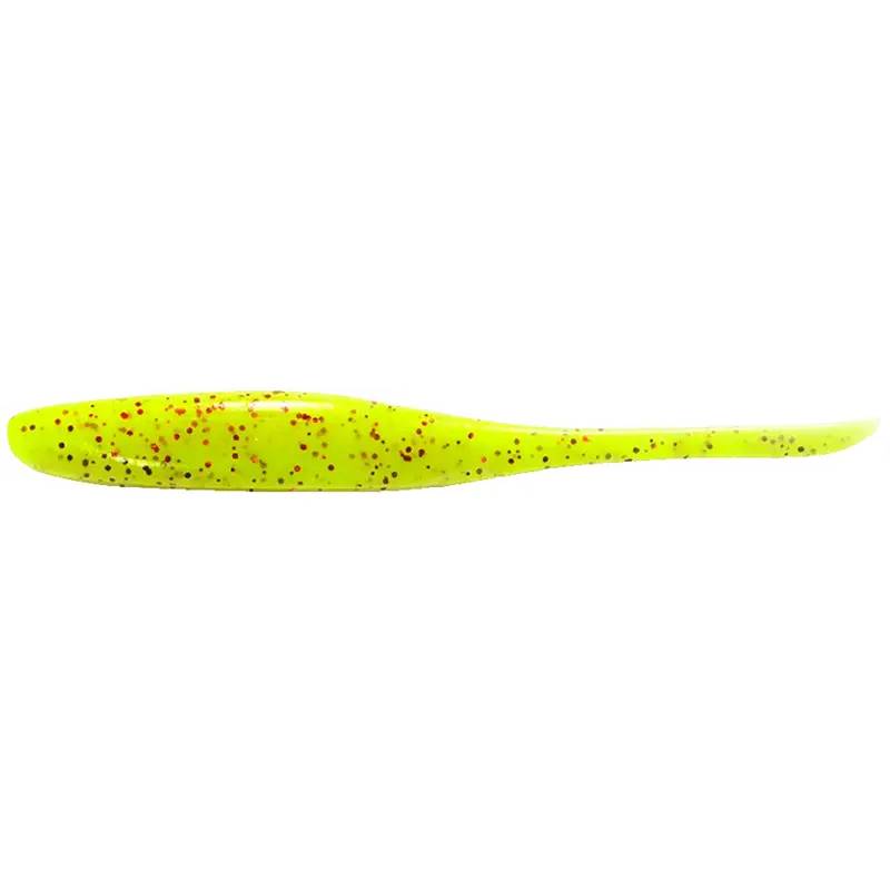 Силікон KEITECH Shad Impact 3" PAL # 01 Chartreuse Red Flk 10 шт (1551.14.53)