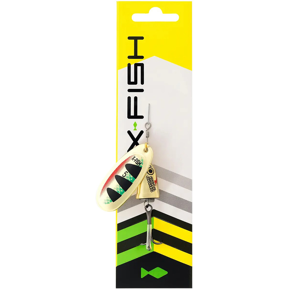 Блешня X-FISH Wolf №5 12,5g Perch (1917.05.53) Тип блешні