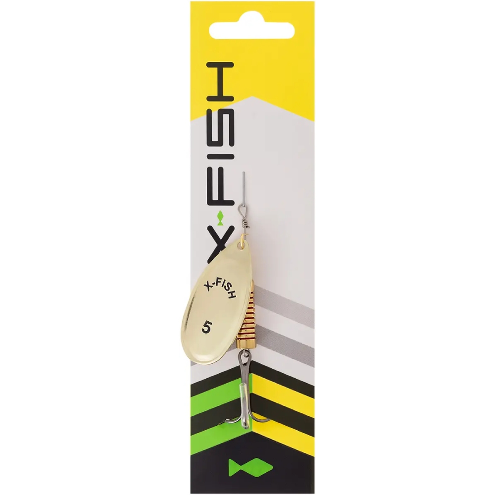 Блешня X-Fish Stark №5 14 г Gold (1917.05.78) Тип блешні