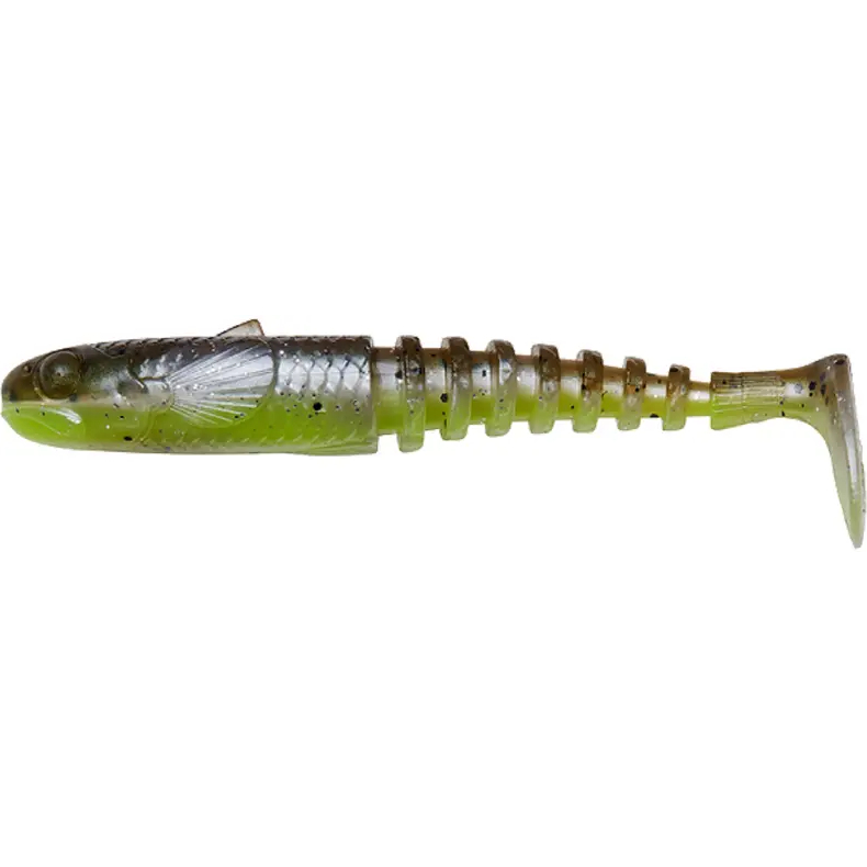 Набір силіконових приманок SAVAGE GEAR Gobster Shad 75 мм 5 г Green Pearl Yellow 5 шт (76935)