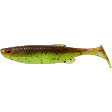 Силікон SAVAGE GEAR Fat Minnow T-Tail 105 мм Chartreuse Pumpkin (76974)