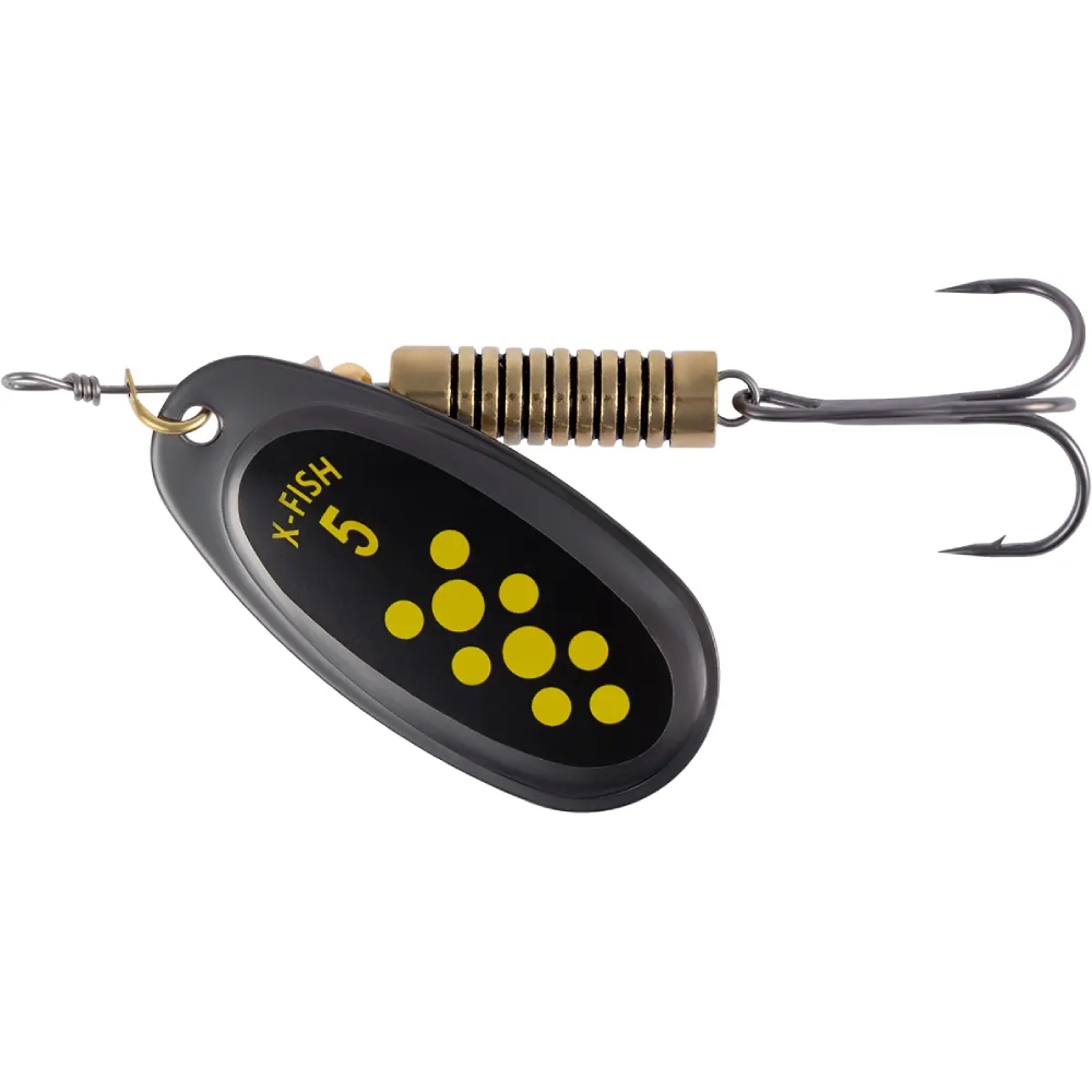 Блешня X-FISH Dark Side №5 14g Nikel black lime (1917.07.26)