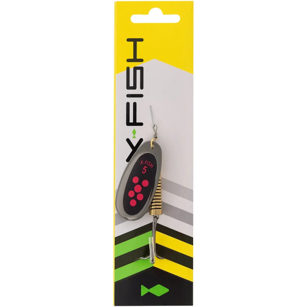 Блешня X-FISH Dark Side №5 14g Nikel black orange (1917.07.31) Тип блешні