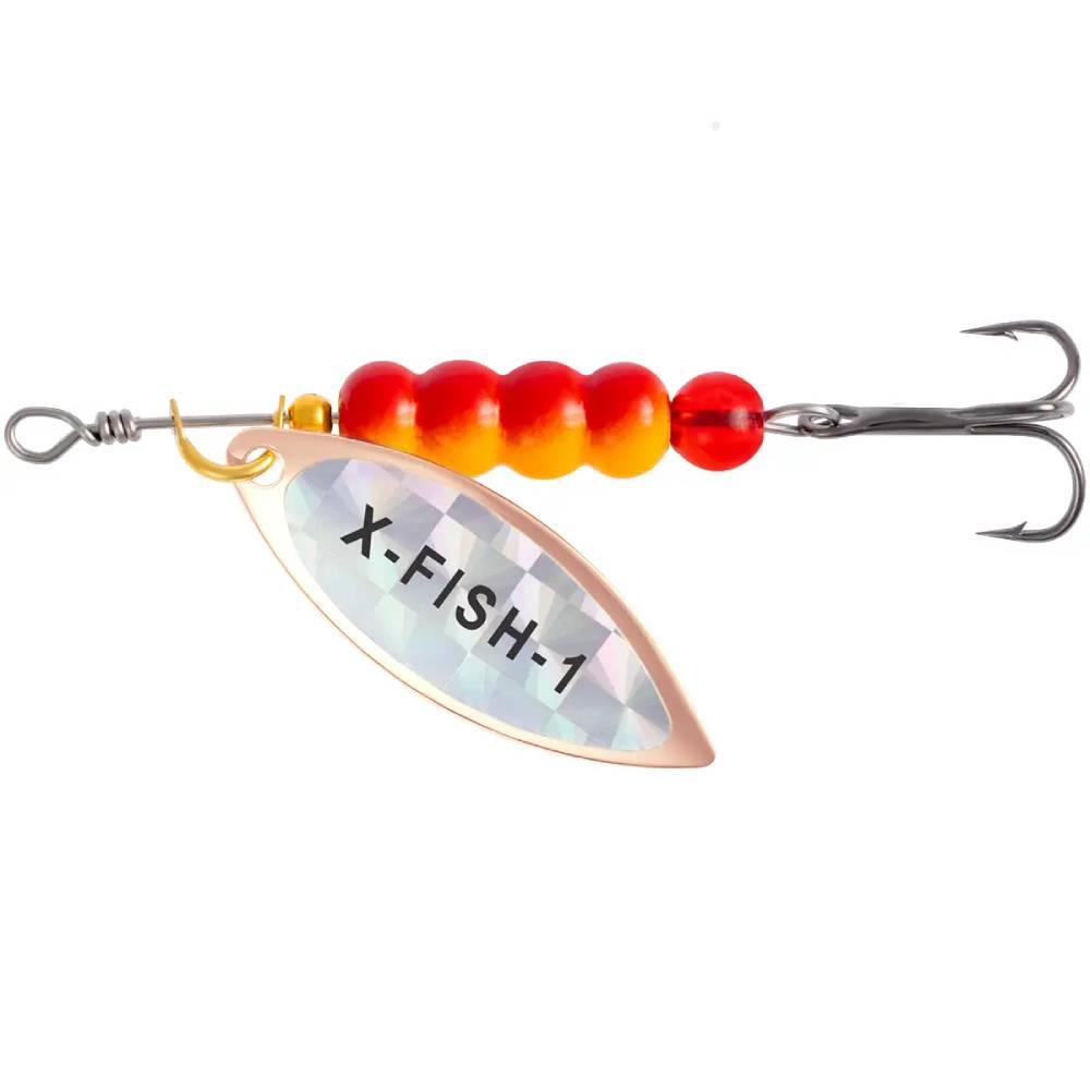 Блешня X-FISH Trophy №1 7g Copper rainbow (LLSR-5)