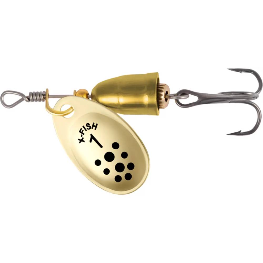 Блесна X-FISH Wolf №1 4g Gold (1917.05.39)