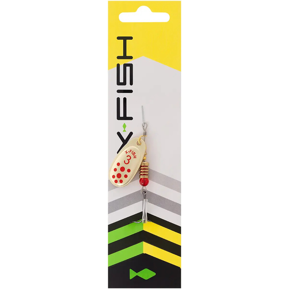 Блешня X-FISH Spike №3 5.5g Gold RD (1917.06.24) Тип блешні
