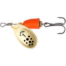 Блешня X-FISH Wolf №1 4g Gold fire red (1917.05.54)