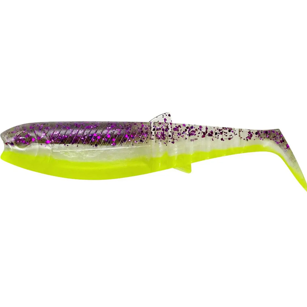 Силікон SAVAGE GEAR Cannibal Shad 125mm 20.0g Purple Glitter Bomb (77120)
