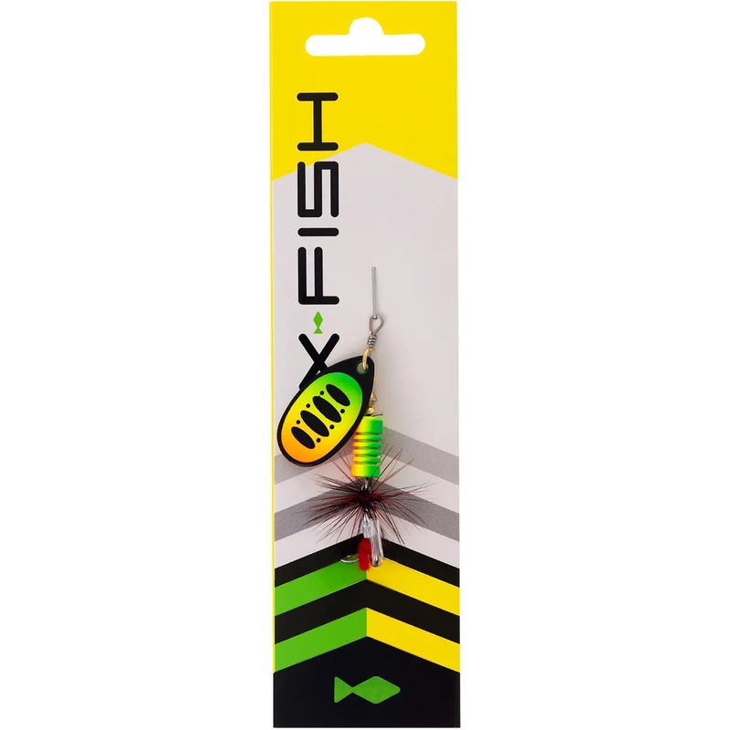 Блешня X-FISH Termite №3 7 г Fire Tiger (1917.06.94) Тип блешні