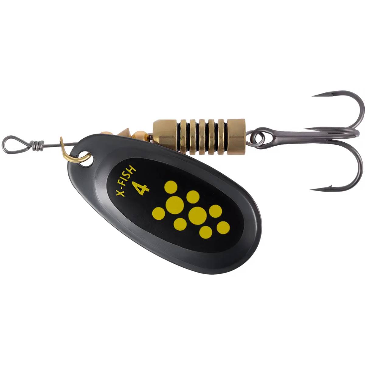 Блешня X-Fish Dark Side №4 9.5г Nikel Black Lime (1917.07.25)