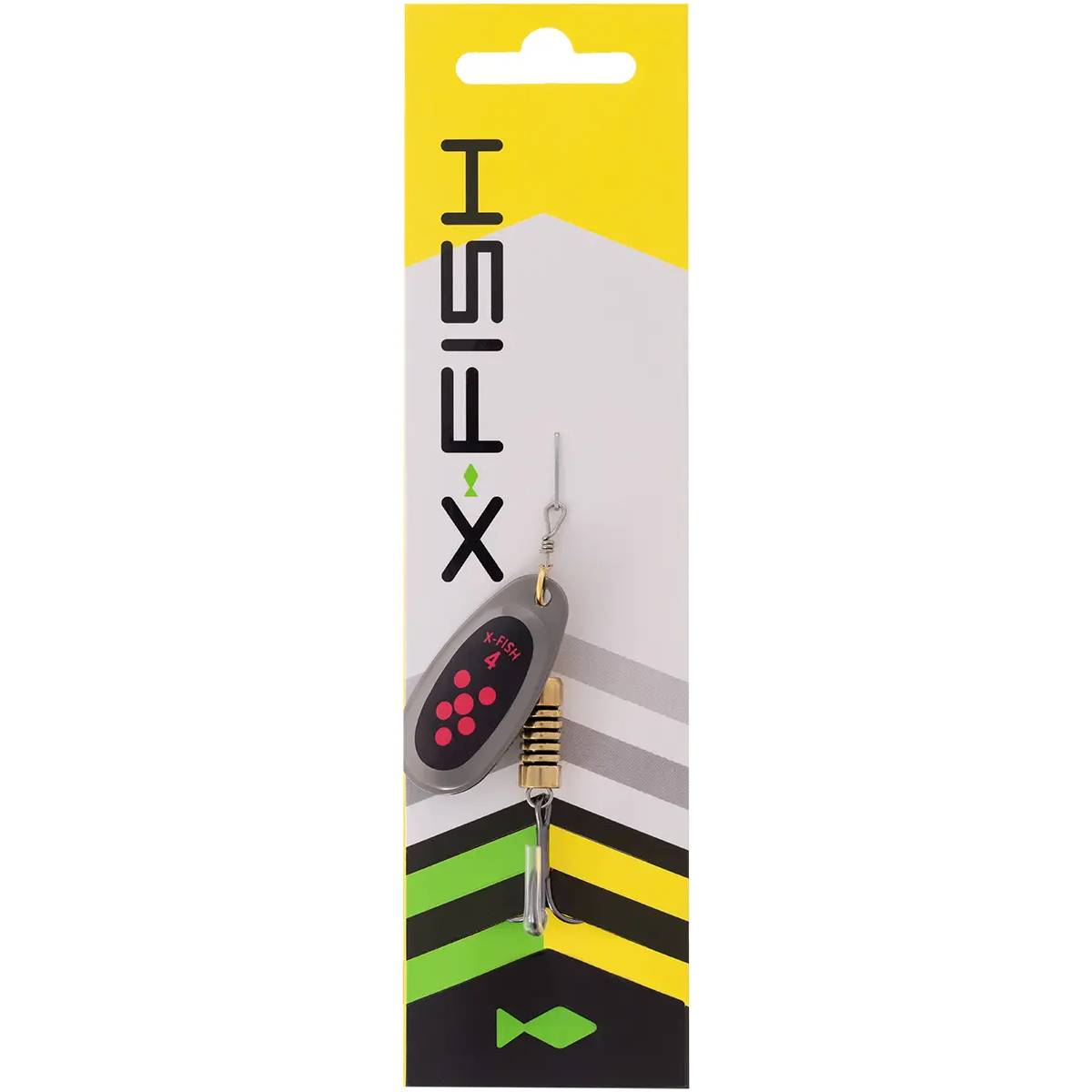 Блешня X-Fish Dark Side №4 9.5г Nikel Black Orange (1917.07.30) Тип блешні