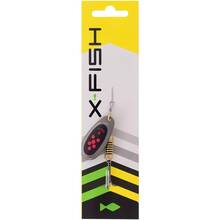 Блешня X-Fish Dark Side №4 9.5г Nikel Black Orange (1917.07.30)